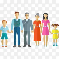 国际家庭日手牵着手的一家人-空若网 国际家庭日手牵着手的一家人-空若网