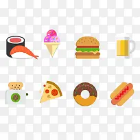 卡通食物扁平合集-空若网 卡通食物扁平合集-空若网