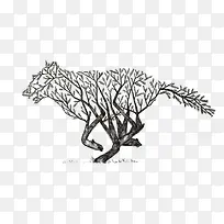 创意树木插画-空若网 创意树木插画-空若网