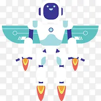 有翅膀的火箭机器人-空若网 有翅膀的火箭机器人-空若网