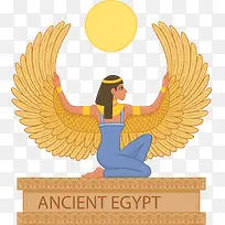 古老埃及翅膀人物-空若网 古老埃及翅膀人物-空若网