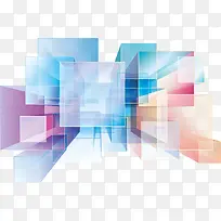 多彩矩形背景素材-空若网 多彩矩形背景素材-空若网