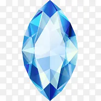 创意蓝色水晶宝石素材图-空若网 创意蓝色水晶宝石素材图-空若网