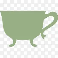 矢量茶杯素材-空若网 矢量茶杯素材-空若网
