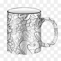 中国风杯子矢量-空若网 中国风杯子矢量-空若网