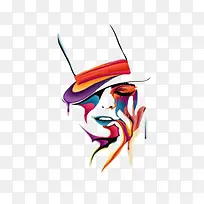 插画人像-空若网 插画人像-空若网