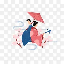 古代情侣插画-空若网 古代情侣插画-空若网