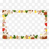 可爱圣诞节的边框-空若网 可爱圣诞节的边框-空若网