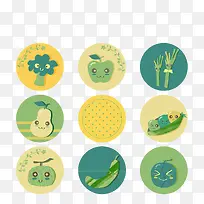 卡通蔬菜-空若网 卡通蔬菜-空若网