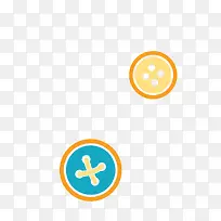 矢量卡通简洁扁平化纽扣-空若网 矢量卡通简洁扁平化纽扣-空若网