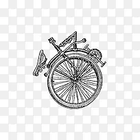 手绘自行车-空若网 手绘自行车-空若网