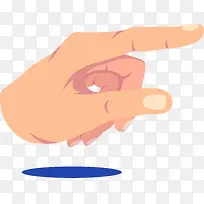 彩色手指矢量素材-空若网 彩色手指矢量素材-空若网