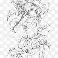 古装男子手绘-空若网 古装男子手绘-空若网