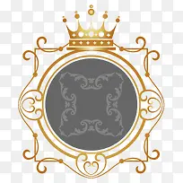 金色皇冠边框-空若网 金色皇冠边框-空若网