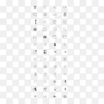 网页常用线条图标-空若网 网页常用线条图标-空若网