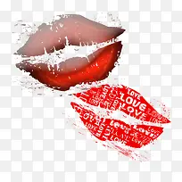 爱在情人节爱心嘴唇下载-空若网 爱在情人节爱心嘴唇下载-空若网