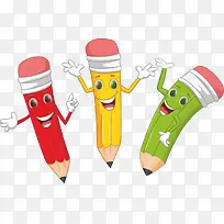 可爱笑脸表情铅笔-空若网 可爱笑脸表情铅笔-空若网