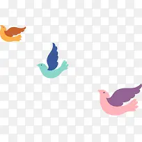 彩色飞鸟-空若网 彩色飞鸟-空若网