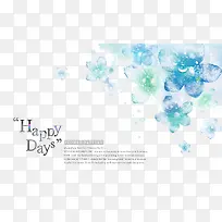 手绘水彩花卉-空若网 手绘水彩花卉-空若网