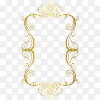 金色藤蔓边框-空若网 金色藤蔓边框-空若网