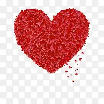 花瓣爱心-空若网 花瓣爱心-空若网