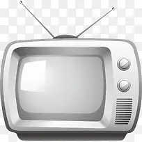 复古风灰色电视机-空若网 复古风灰色电视机-空若网