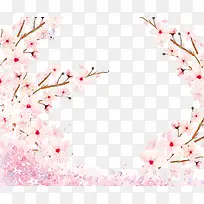 粉色手绘卡通梅花边框-空若网 粉色手绘卡通梅花边框-空若网