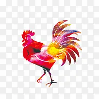 公鸡图案素材-空若网 公鸡图案素材-空若网