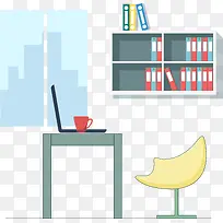 桌子上的笔记本电脑-空若网 桌子上的笔记本电脑-空若网