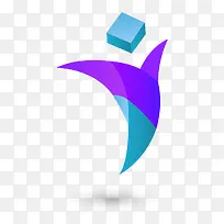 矢量 卡通手绘 蓝紫组合-空若网 矢量 卡通手绘 蓝紫组合-空若网