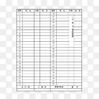 记录成绩表-空若网 记录成绩表-空若网