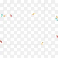 卡通彩色曲别针-空若网 卡通彩色曲别针-空若网