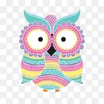 彩色猫头鹰-空若网 彩色猫头鹰-空若网
