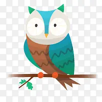 站在树枝上的猫头鹰设计-空若网 站在树枝上的猫头鹰设计-空若网