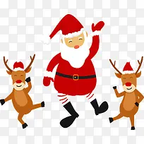 圣诞节跳舞的圣诞老人-空若网 圣诞节跳舞的圣诞老人-空若网