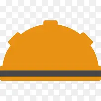 矢量图黄色的工人安全帽-空若网 矢量图黄色的工人安全帽-空若网