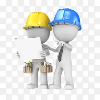 安全施工小人-空若网 安全施工小人-空若网