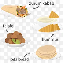 矢量手绘卡通食物-空若网 矢量手绘卡通食物-空若网