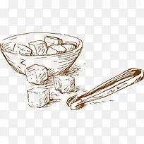 素描白色方糖-空若网 素描白色方糖-空若网