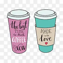 饮品杯子外包装-空若网 饮品杯子外包装-空若网