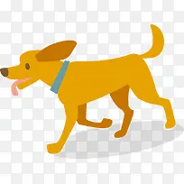 卡通大黄狗PNG下载-空若网 卡通大黄狗PNG下载-空若网