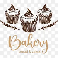 手绘杯子蛋糕标签-空若网 手绘杯子蛋糕标签-空若网