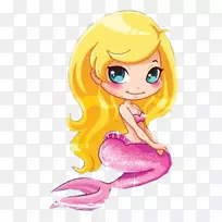 小美人鱼动画电影-金发美人鱼-空若网 小美人鱼动画电影-金发美人鱼-空若网