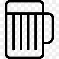 啤酒玻璃Outline-icons-空若网 啤酒玻璃Outline-icons-空若网