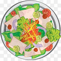 美味健康蔬菜沙拉-空若网 美味健康蔬菜沙拉-空若网