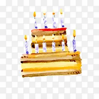 彩绘双层巨型蛋糕免抠素材-空若网 彩绘双层巨型蛋糕免抠素材-空若网