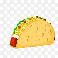 卡通卷饼食物设计-空若网 卡通卷饼食物设计-空若网