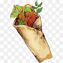 手绘食物-空若网 手绘食物-空若网