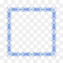 蓝色花纹装饰边框素材-空若网 蓝色花纹装饰边框素材-空若网