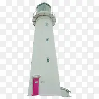 白色灯塔免抠素材-空若网 白色灯塔免抠素材-空若网